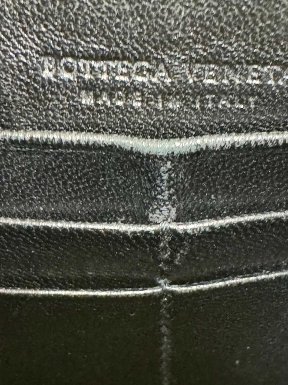 Bottega Veneta Black Leather Zip Wallet with Interior Card Slots - Picture 8 of 12